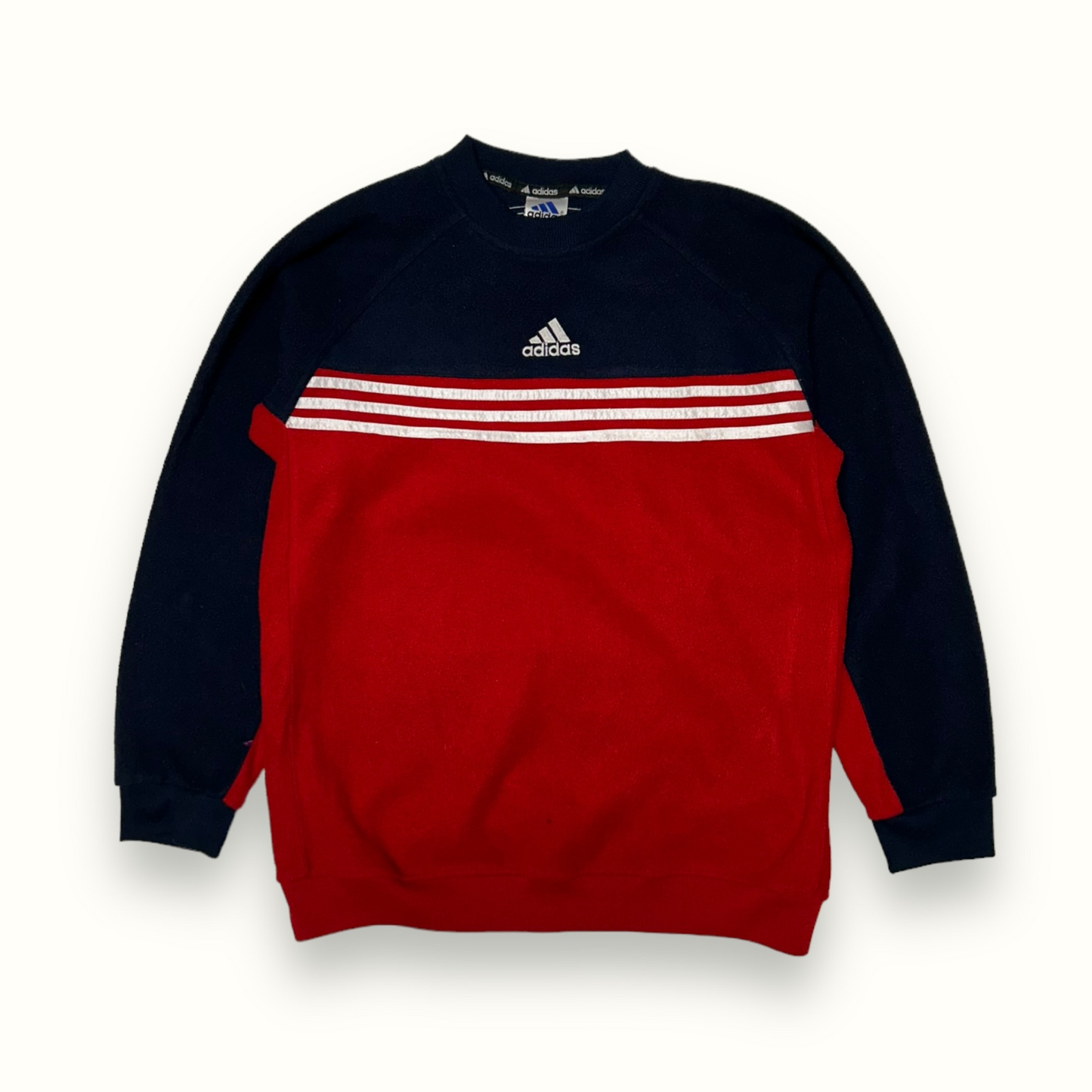 Vintage 90s adidas colour block sweatshirt (M)