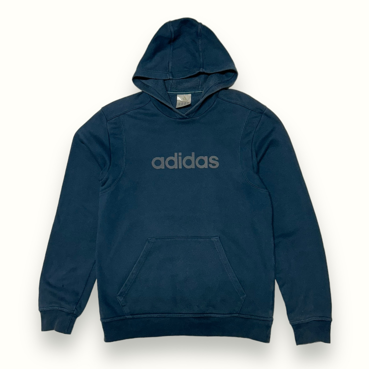 Vintage adidas spell out hoodie (S)
