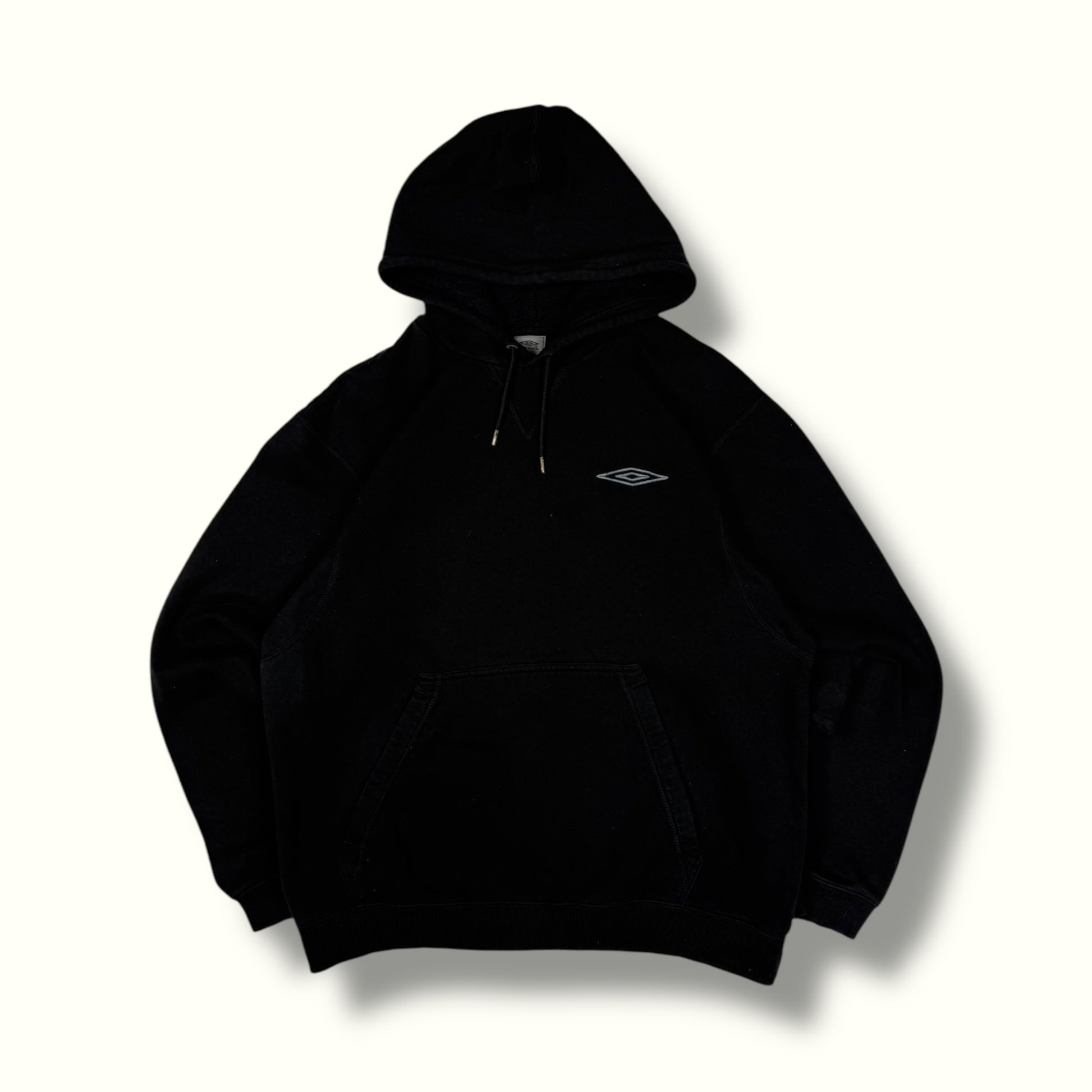 Vintage Umbro small logo hoodie black
