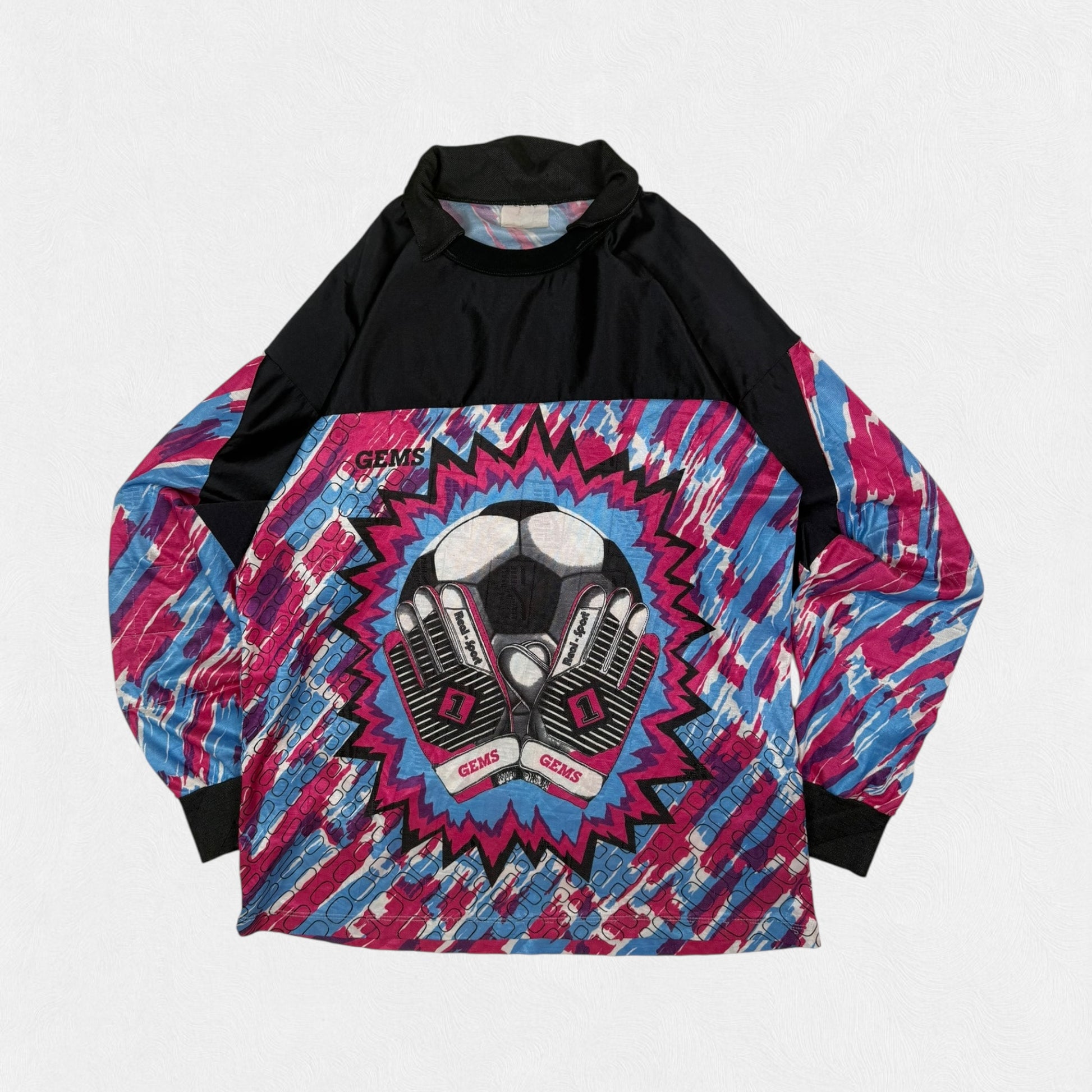 Vintage 90s Gems template goalkeeper football shirt