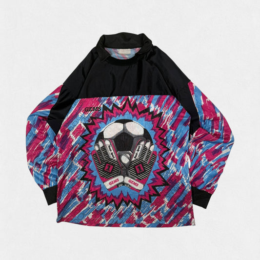 Vintage 90s Gems template goalkeeper football shirt