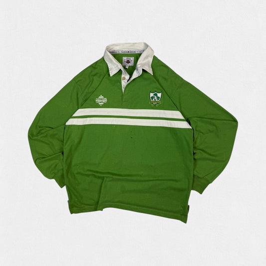 Vintage 90s Ireland Cotton Traders rugby shirt
