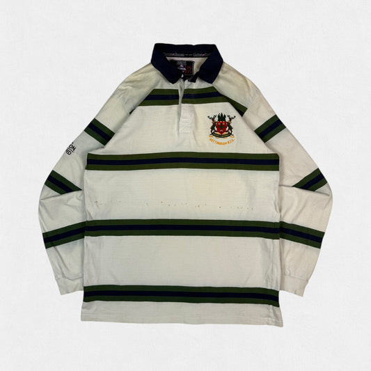 Vintage 90s Nottingham Cotton Oxford rugby shirt