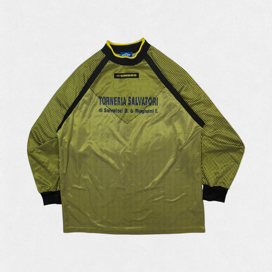 Vintage 90s Umbro goalkeeper football shirt