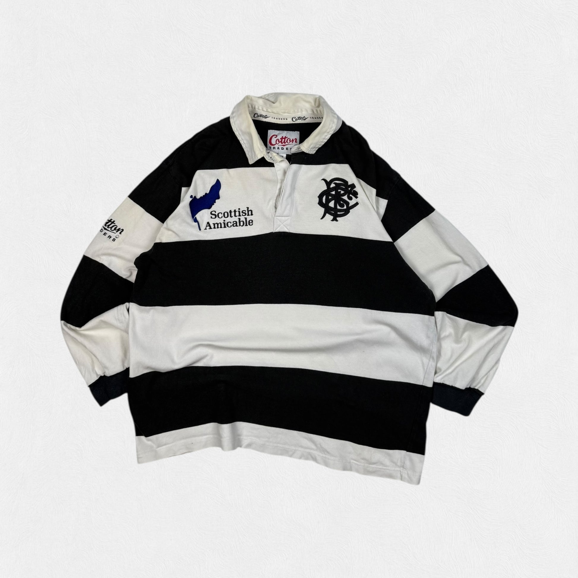 Vintage Barbarians 2000/01 Cotton Traders rugby shirt