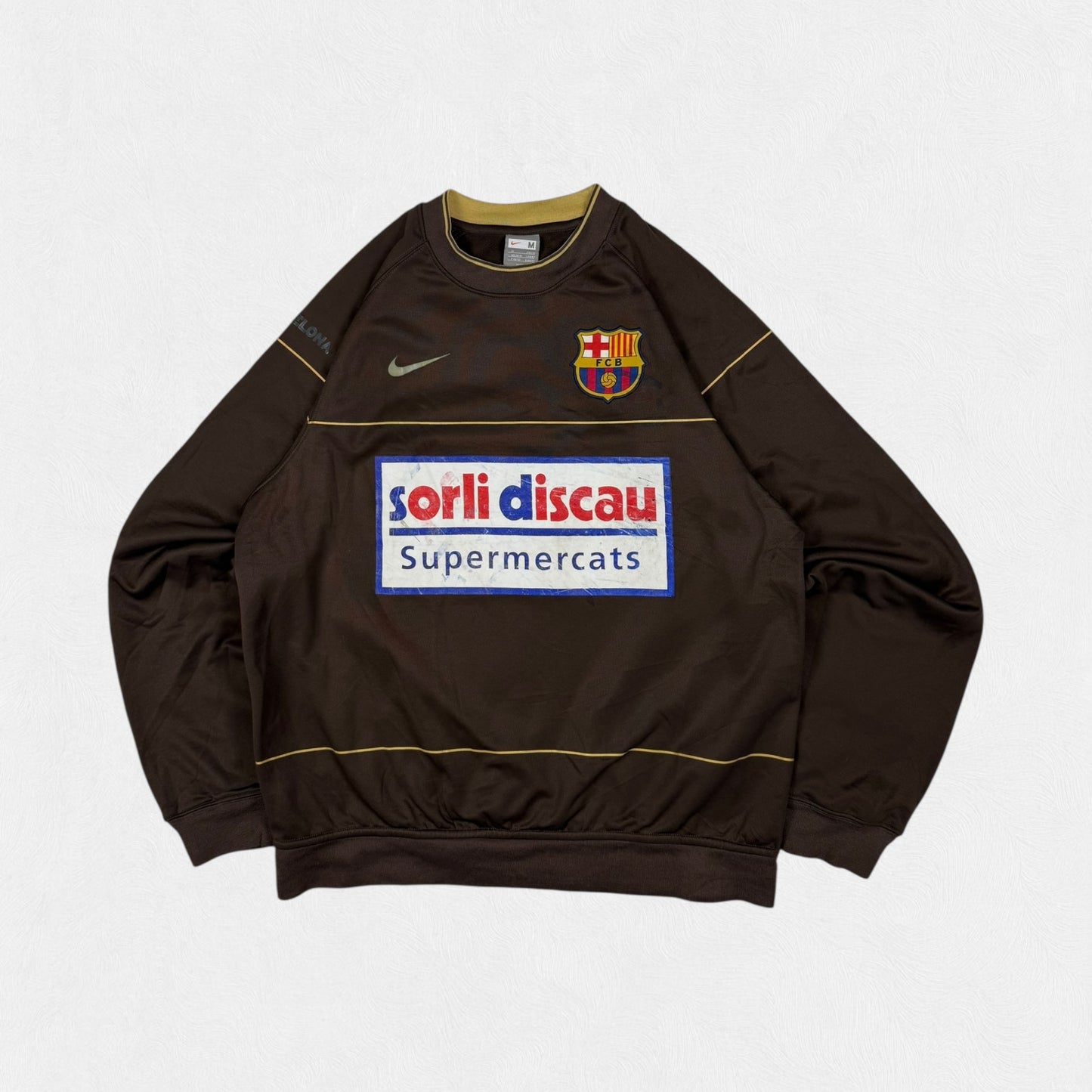Vintage Barcelona 2008/09 Nike football sweatshirt