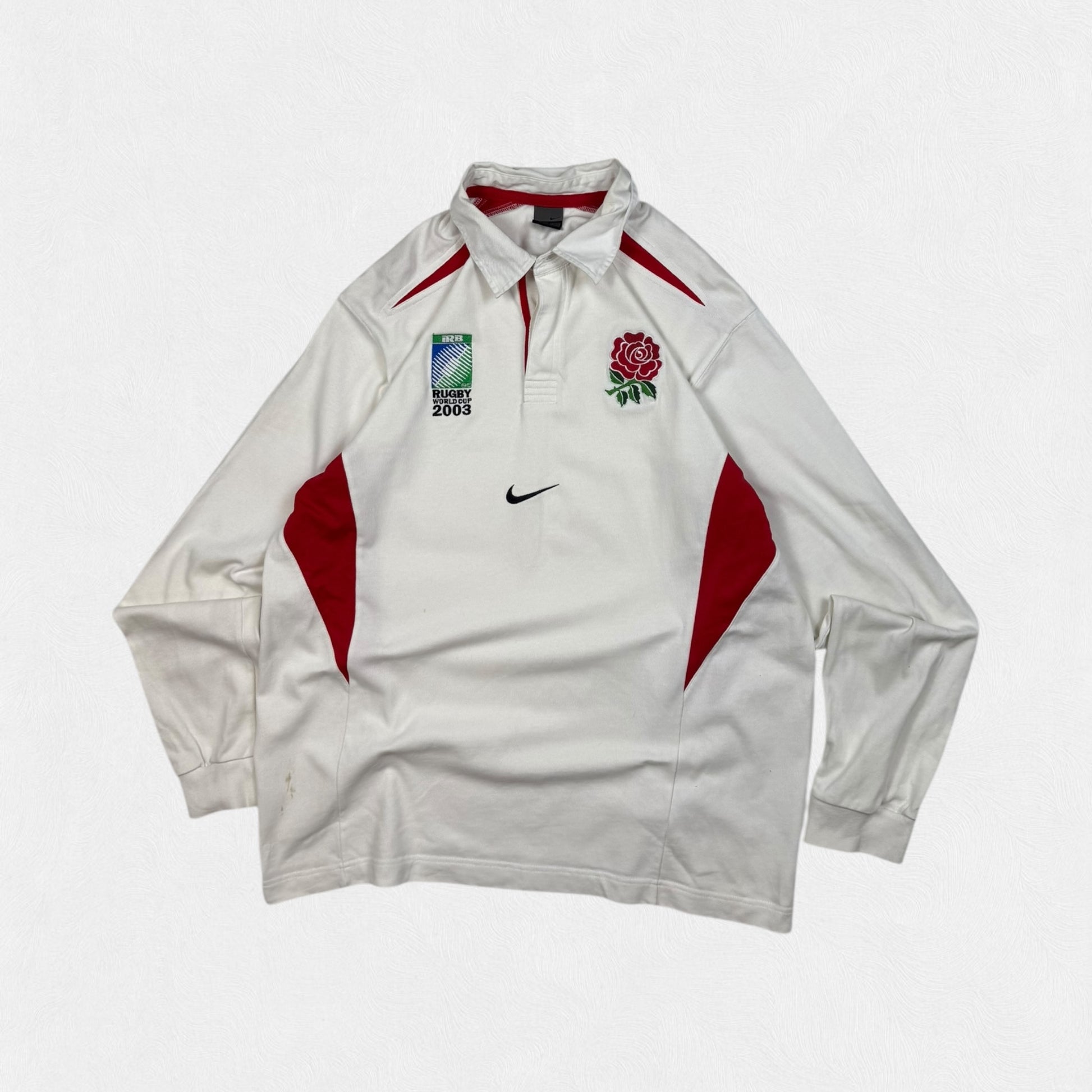 Vintage England Nike rugby world cup 2003 rugby shirt