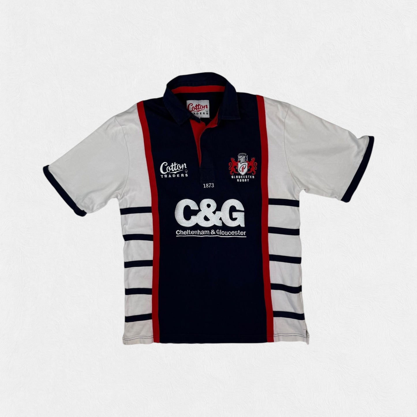 Vintage Gloucester 2005-07 Cotton Traders away rugby shirt