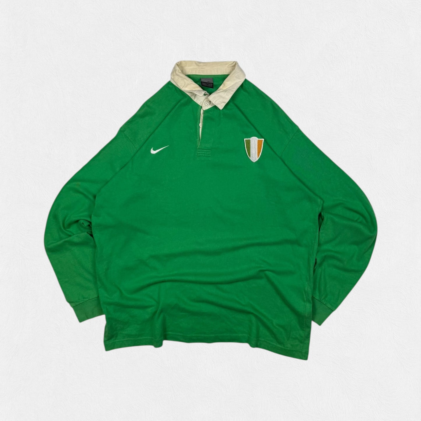Vintage Ireland Nike supporters rugby union shirt