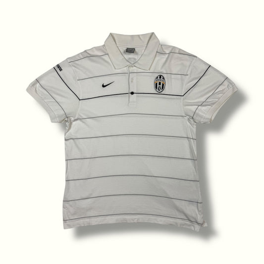 Juventus 2008-09 Nike striped polo shirt