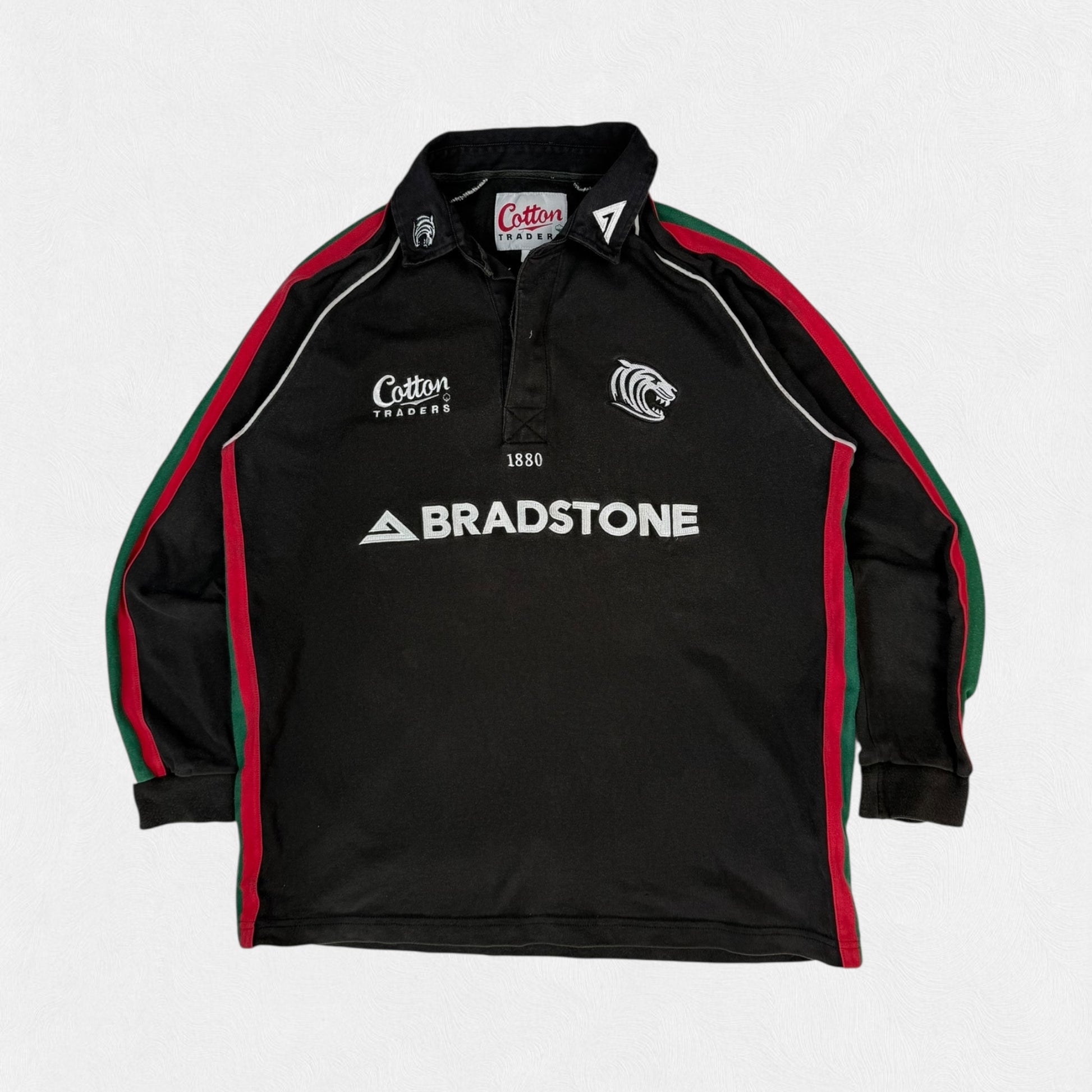 Vintage Leicester Tigers 2004/05 Cotton Traders rugby shirt 