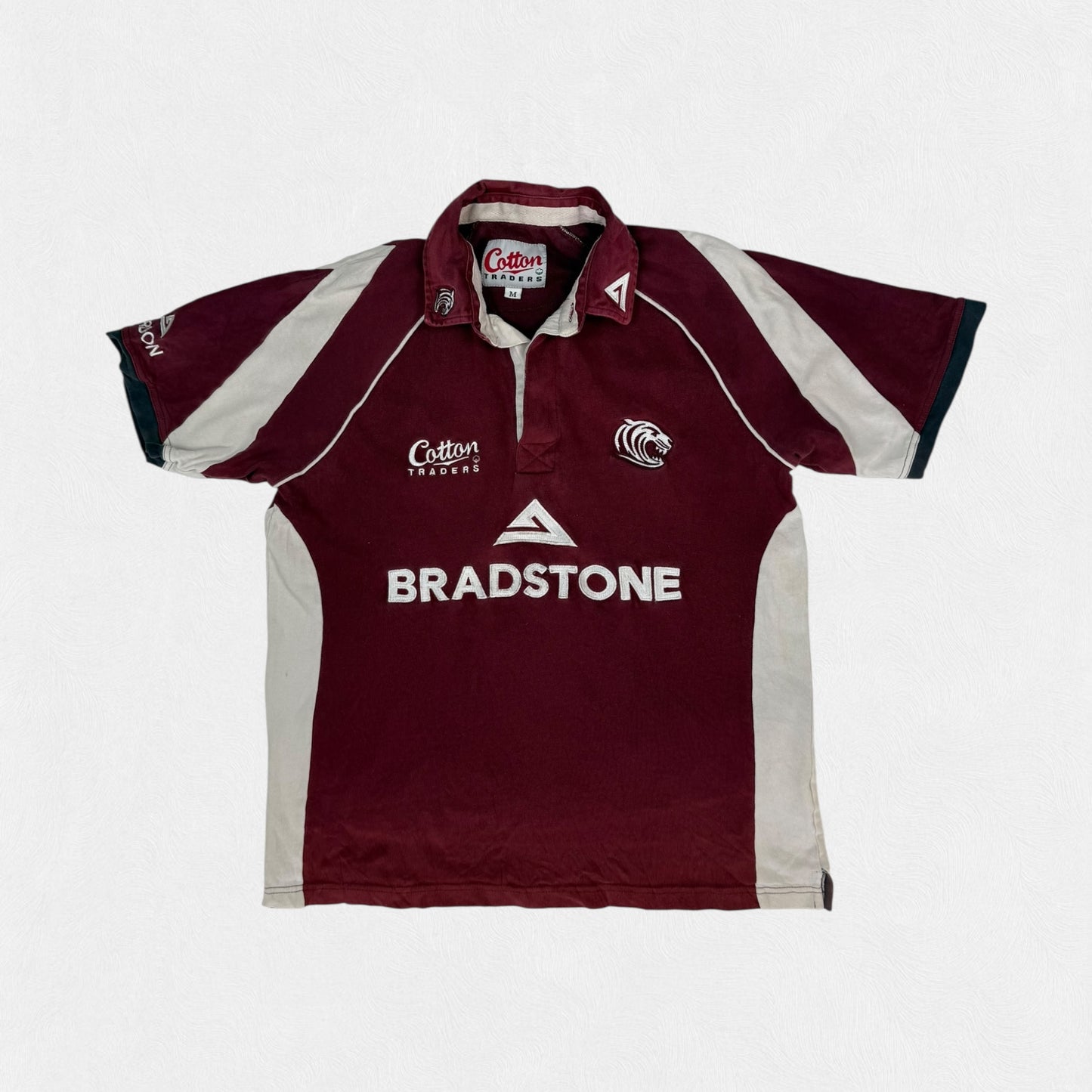 Vintage Leicester Tigers 2006/07 Cotton Traders training rugby shirt 