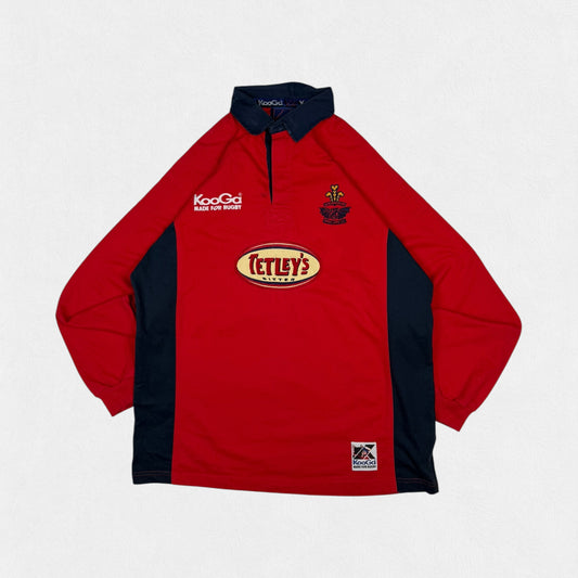 Vintage Llanelli 2000-02 Kooga rugby union shirt