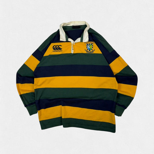 Vintage Mannix college Canterbury rugby shirt