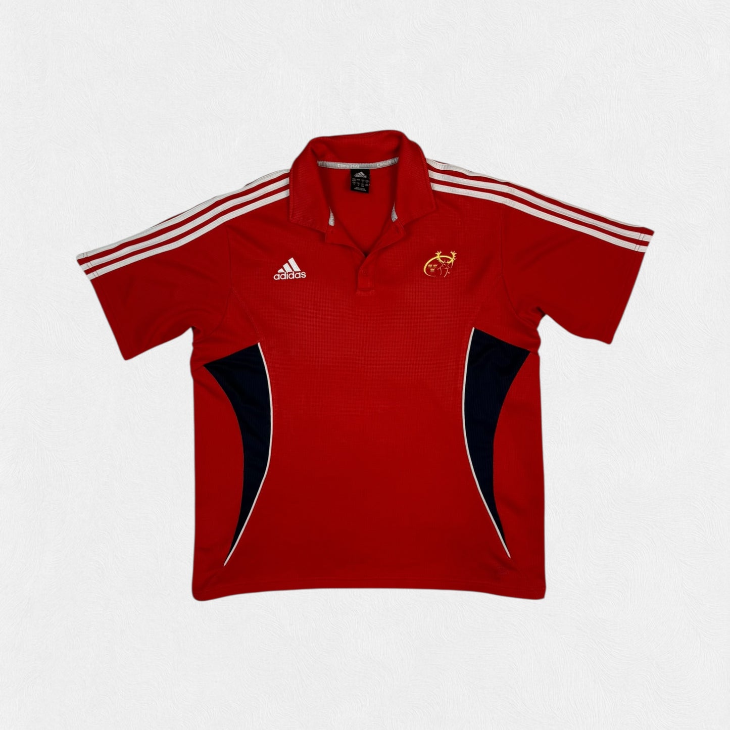 Vintage Munster 2007/08 Adidas rugby polo shirt