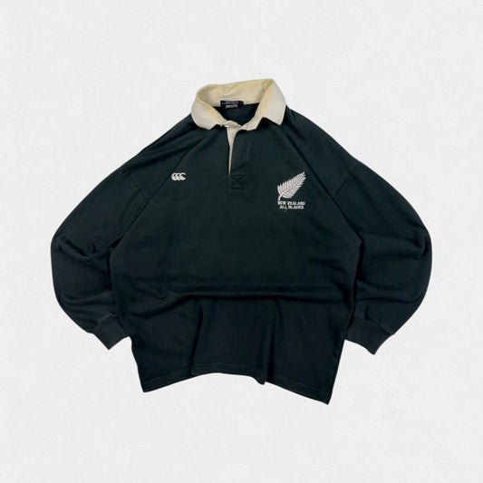 Vintage New Zealand all blacks 1990-92 Canterbury rugby shirt