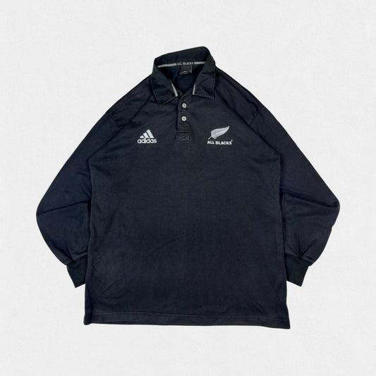 Vintage New Zealand all blacks 2001/02 Adidas rugby union shirt