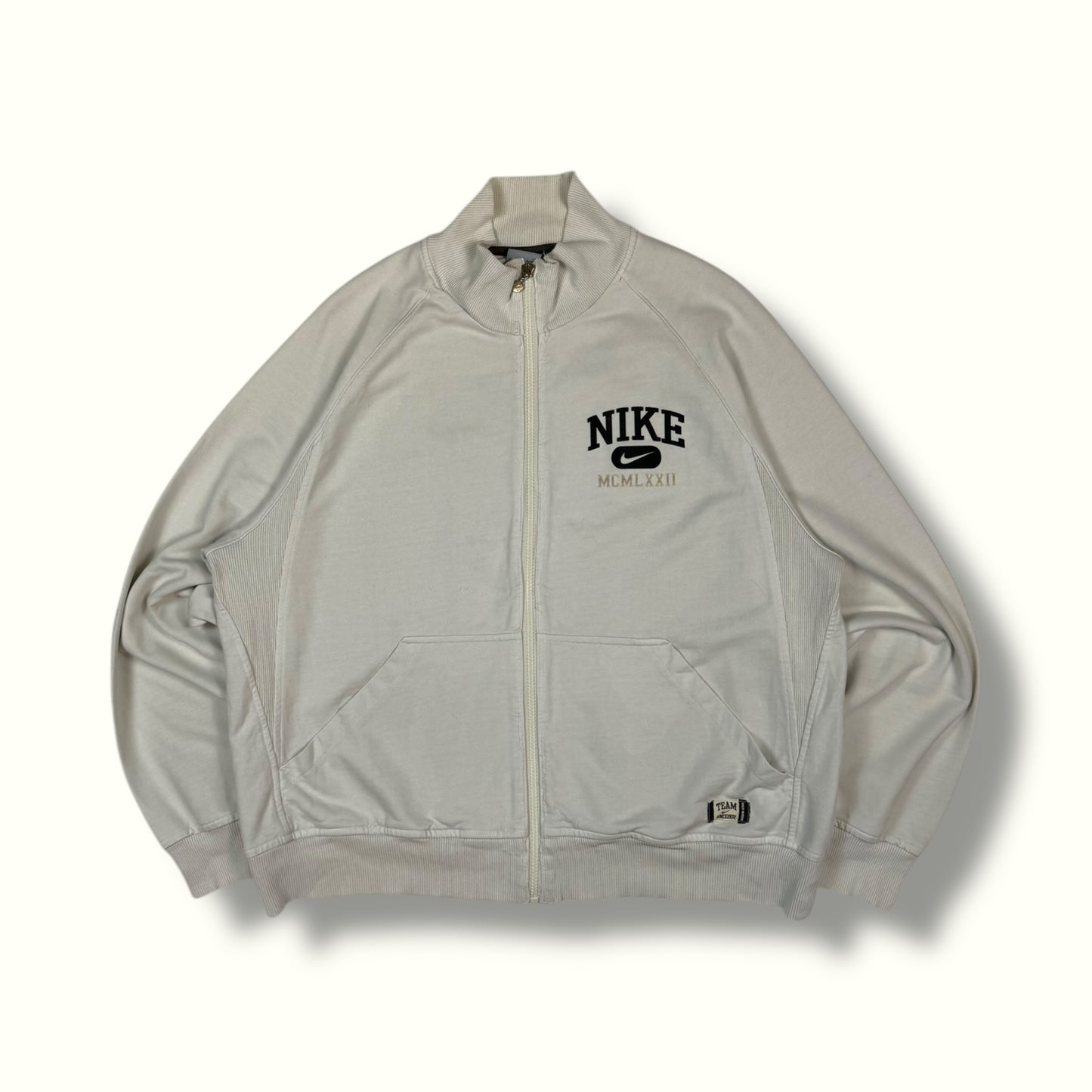 Vintage Nike full zip sweatshirt white