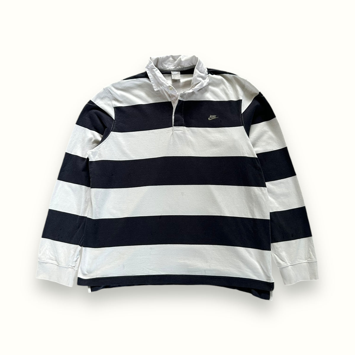 Vintage Nike striped rugby polo (XXL)