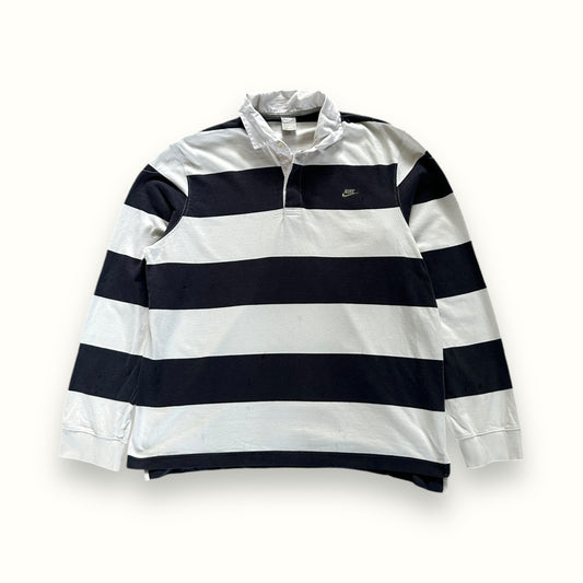 Vintage 00s Nike striped rugby polo