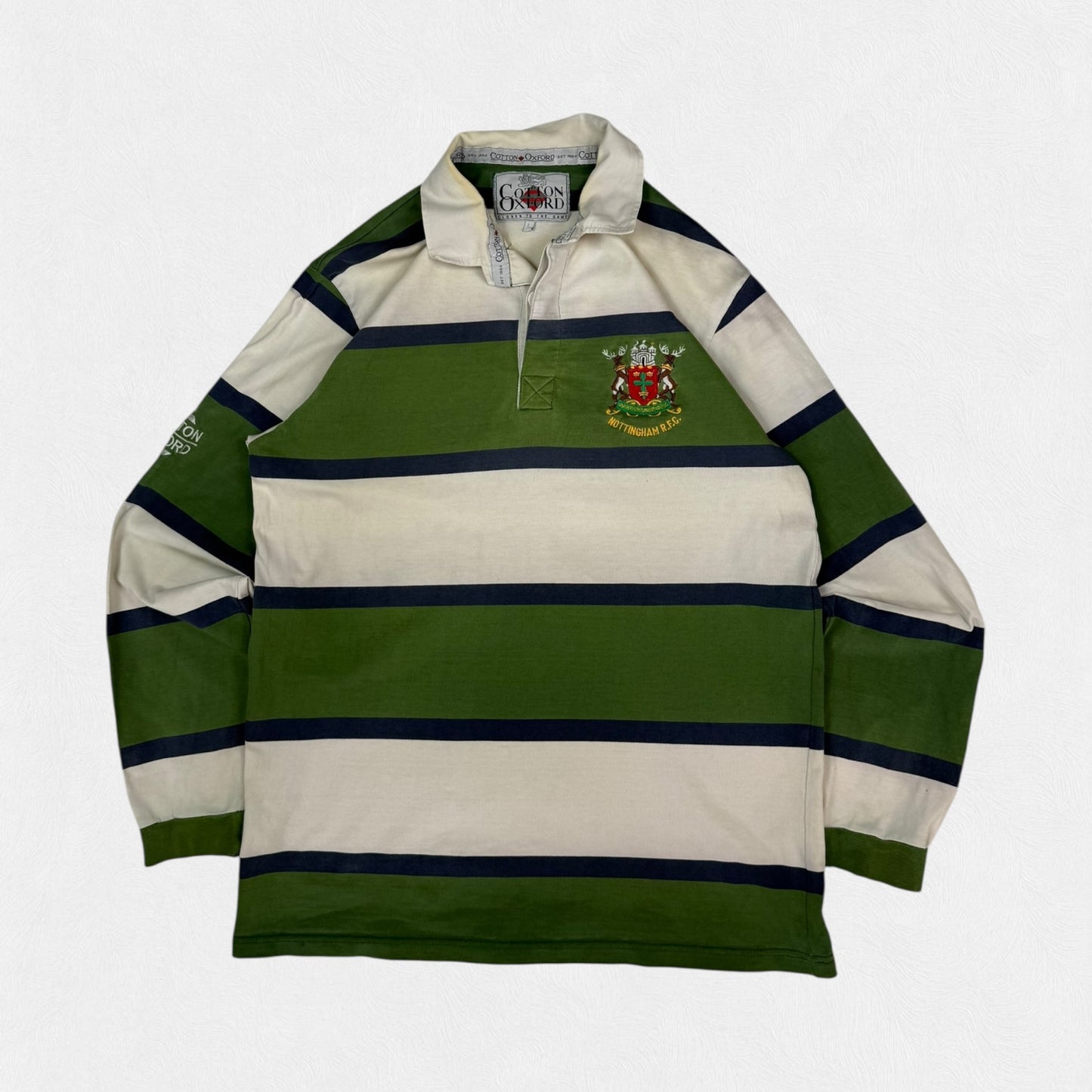 Vintage Nottingham 1996/97 Cotton Oxford rugby shirt