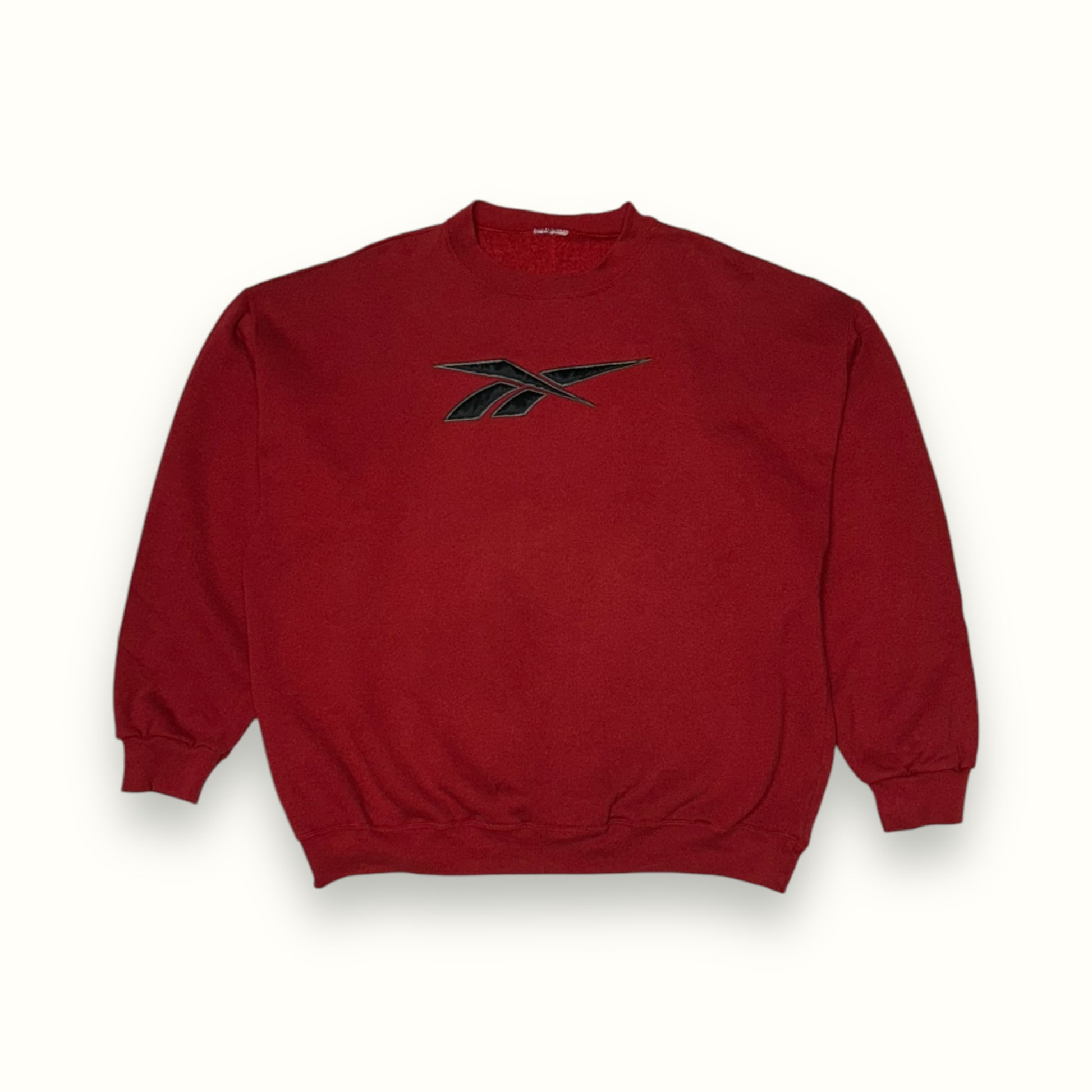 Vintage Reebok big centre logo sweatshirt red
