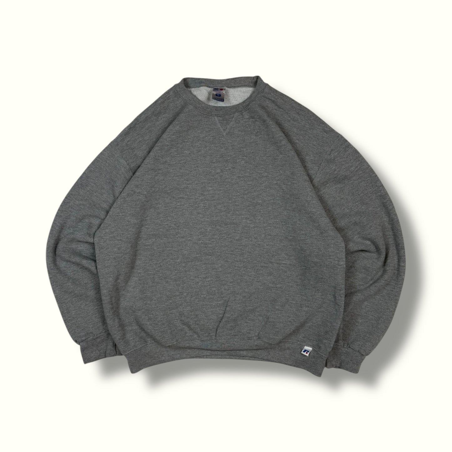 Vintage Russell athletic blank sweatshirt grey