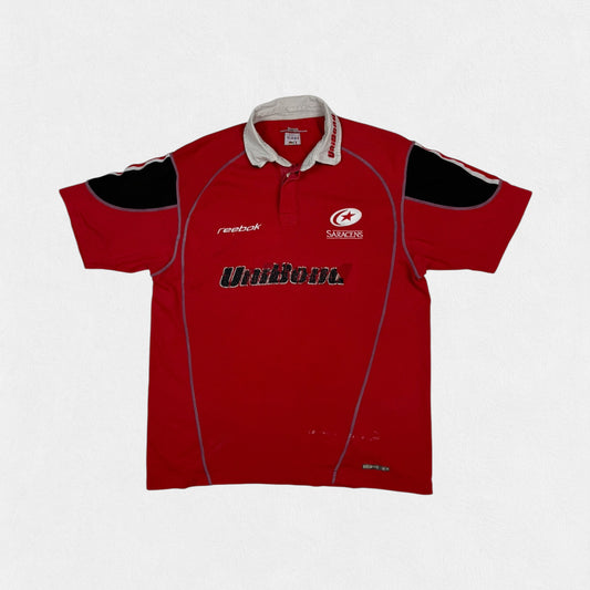 Vintage Saracens 2002/03 Reebok rugby union shirt 