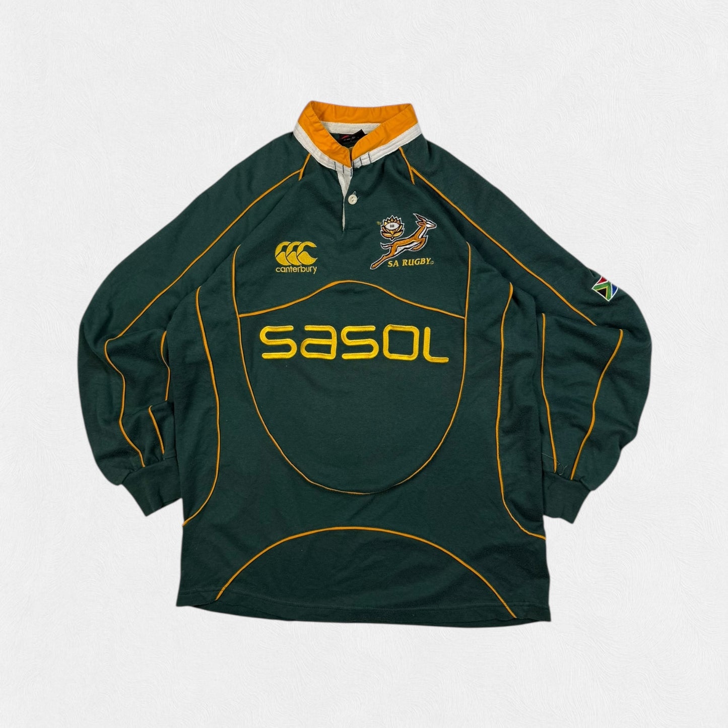 Vintage South Africa 2007/08 Canterbury rugby union shirt