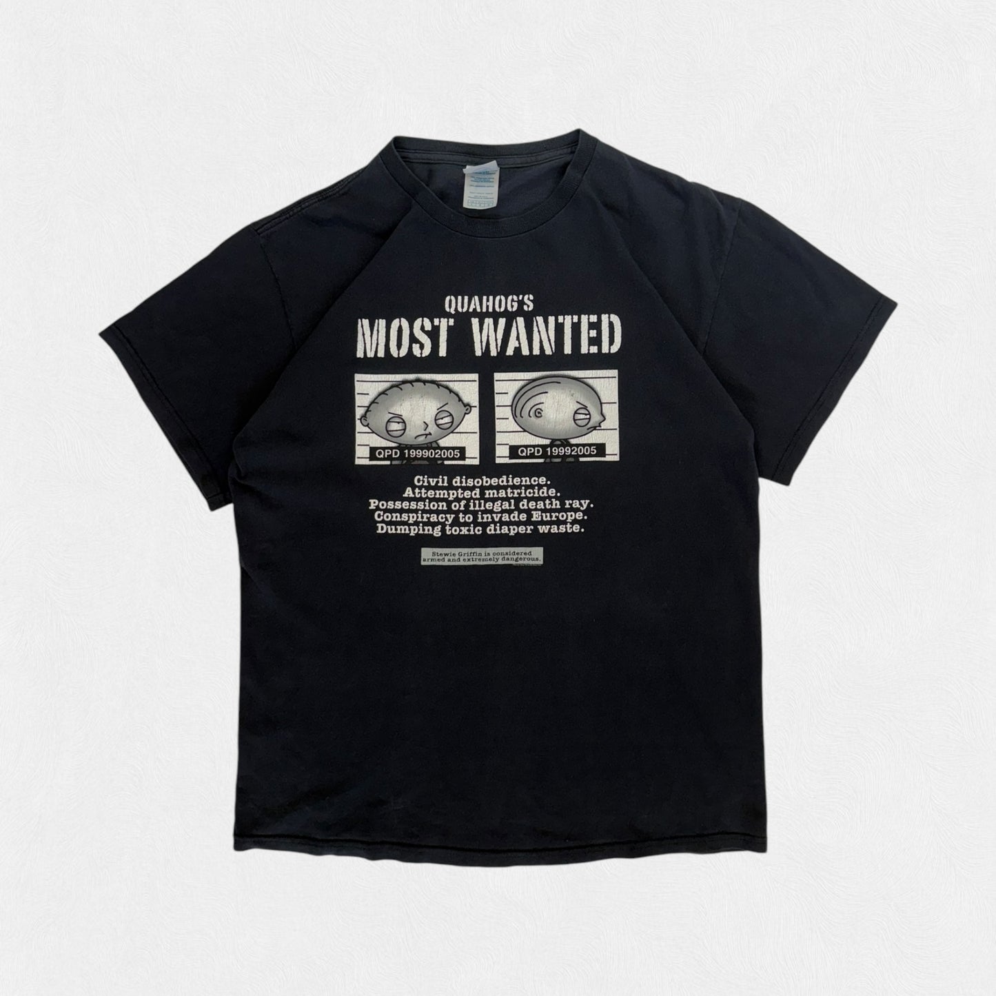 Vintage 2005 Family Guy Stewie Griffin tee black