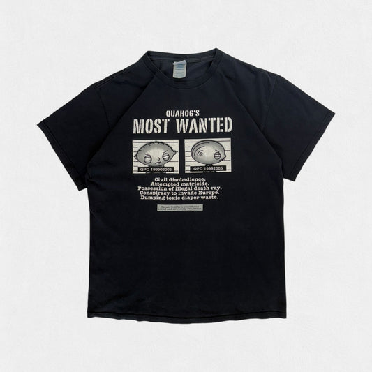 Vintage 2005 Family Guy Stewie Griffin tee black