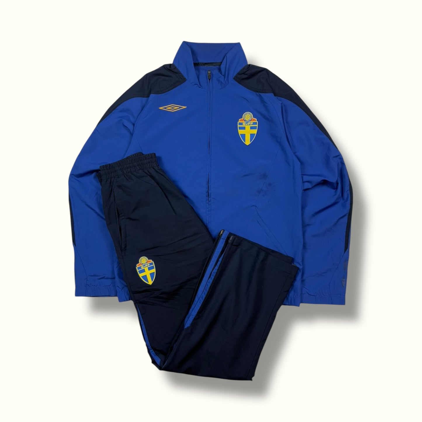 Sweden Umbro full tracksuit set blue