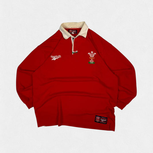Vintage Wales 1996-98 Reebok rugby union shirt