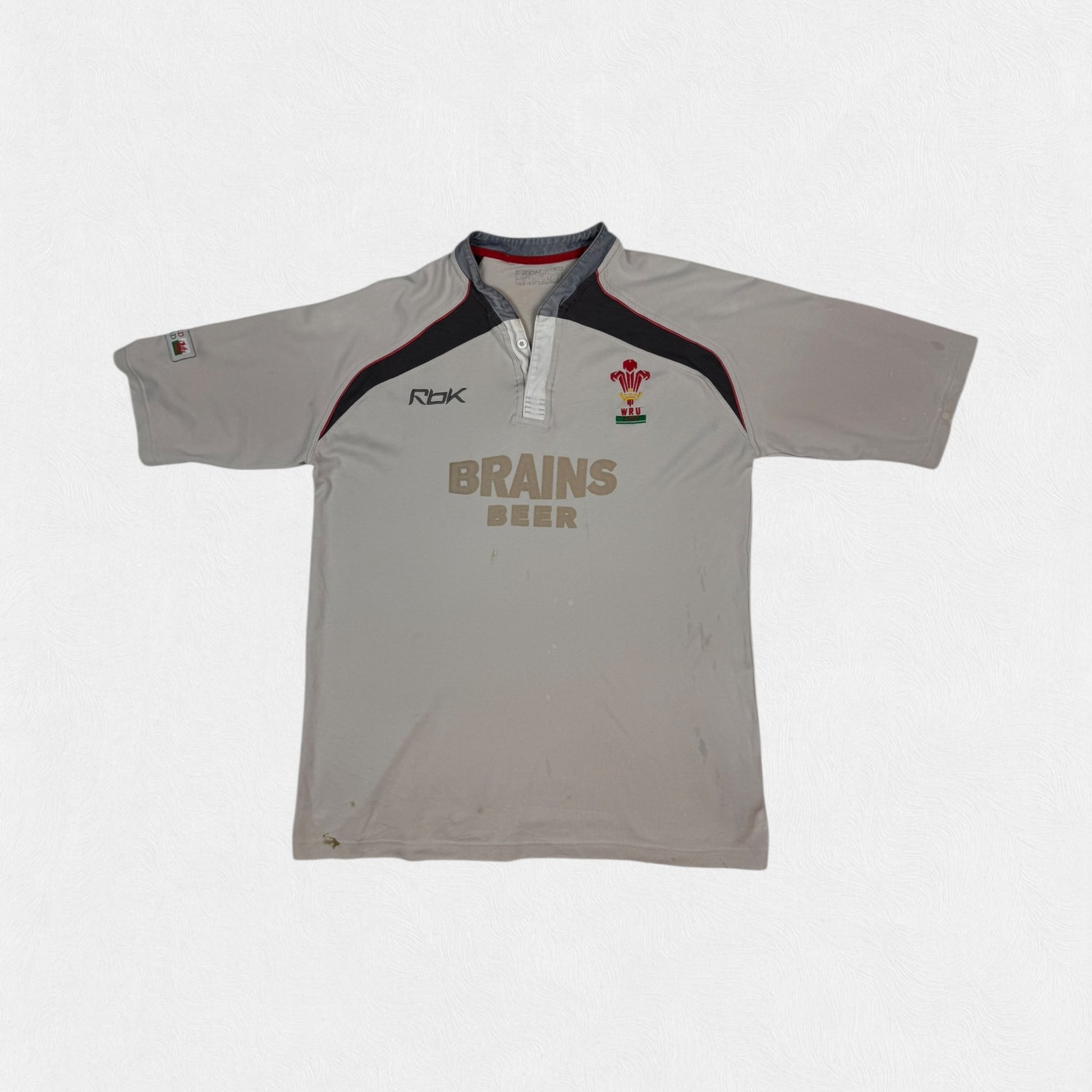 Vintage Wales 2005-07 Reebok rugby union shirt