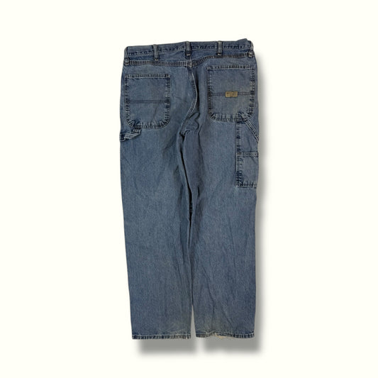 Vintage wrangler baggy carpenter jeans blue