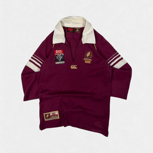 Vintage Queensland Maroons state of origin rugby league shirt