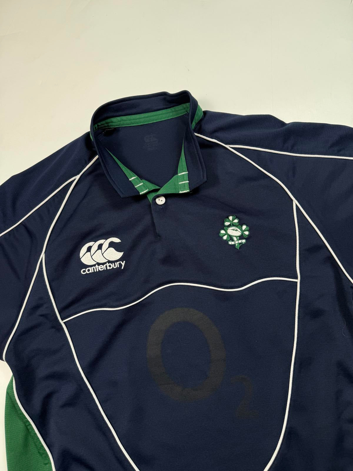 Vintage Ireland 2007-09 Canterbury away rugby union shirt (M)
