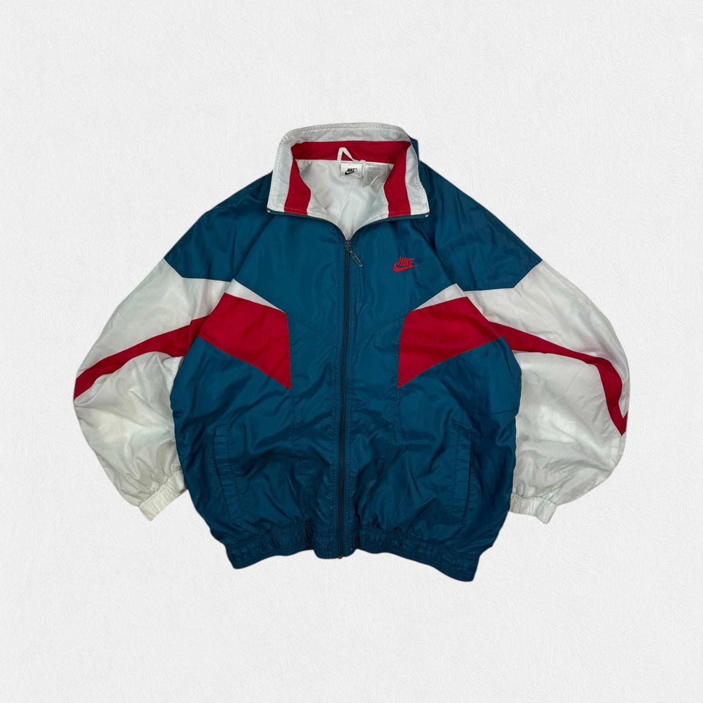 Vintage 90s Nike colour block track jacket (M)