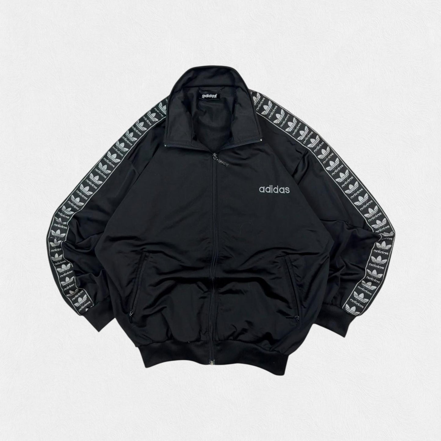 Vintage 90s adidas originals side stripe track top (M)