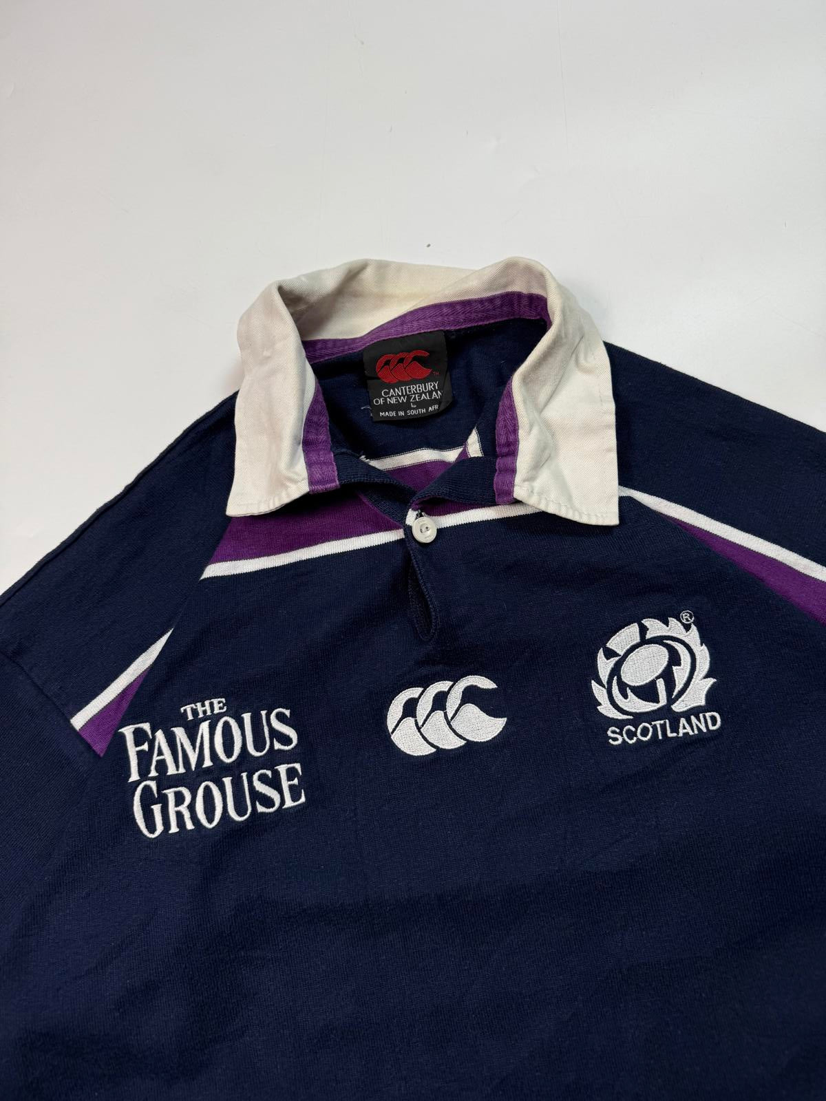 Vintage Scotland 2000-02 Canterbury rugby union shirt (L)