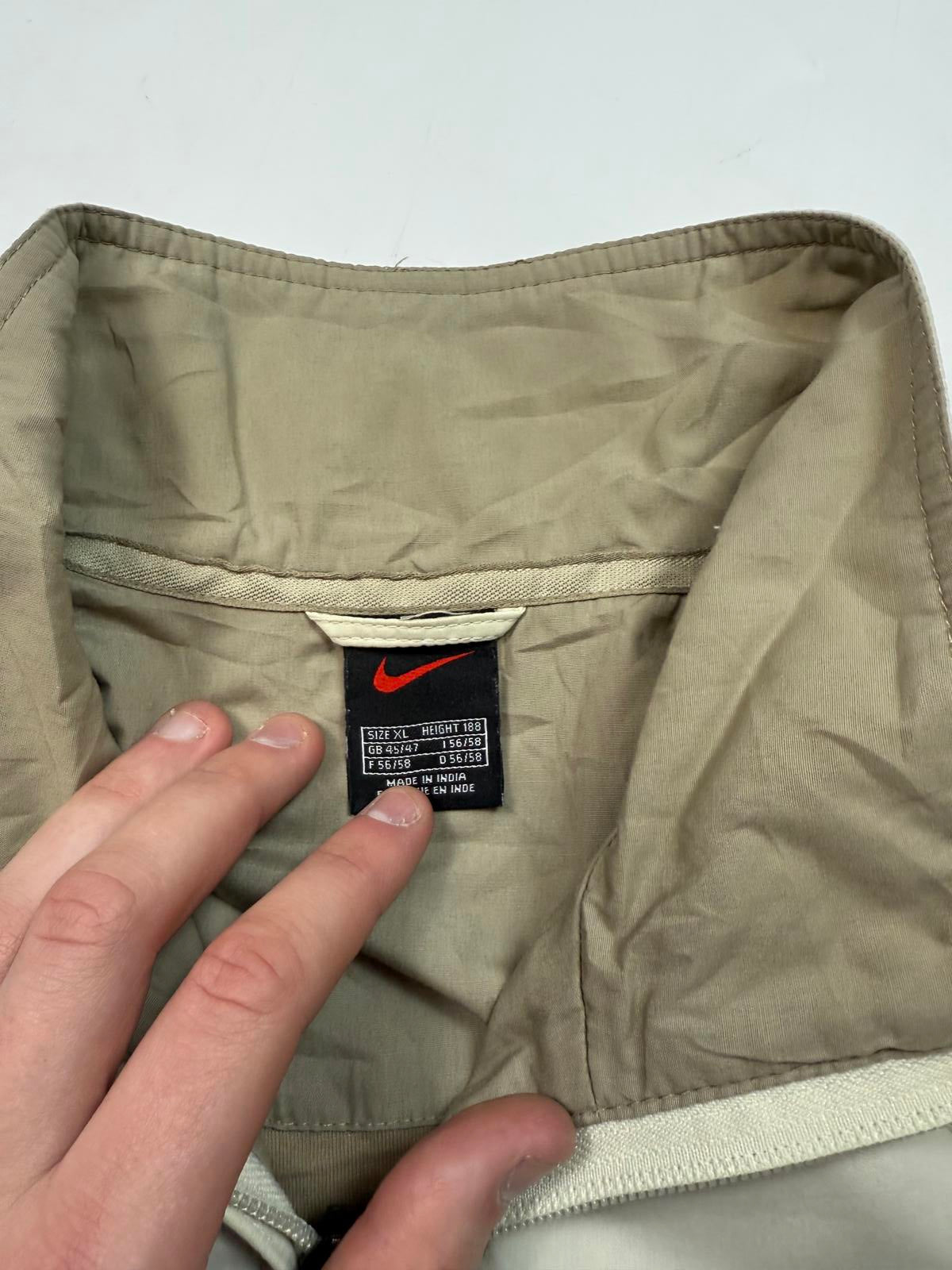 Vintage 90s Nike mini swoosh track jacket (XL)