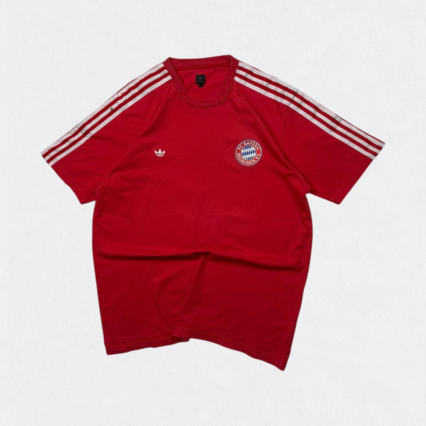 Vintage Bayern Munich adidas originals football t shirt (XL)