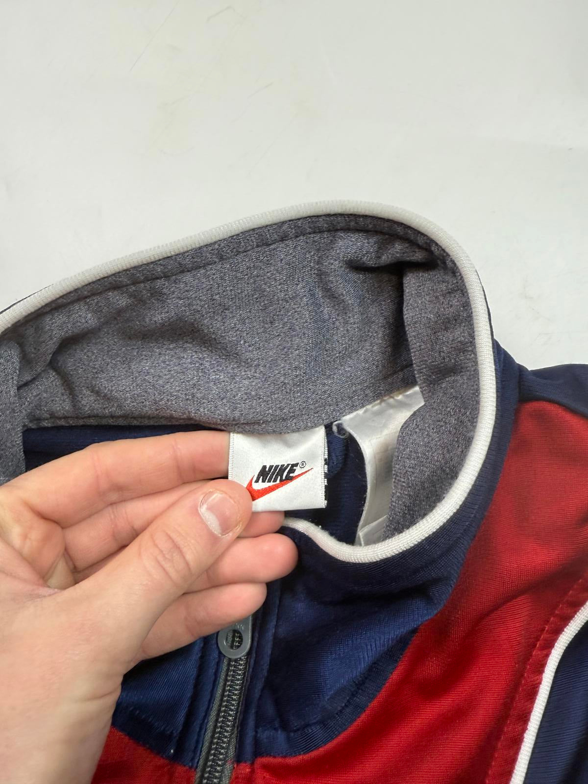 Vintage 90s Nike spell out track jacket (XL)