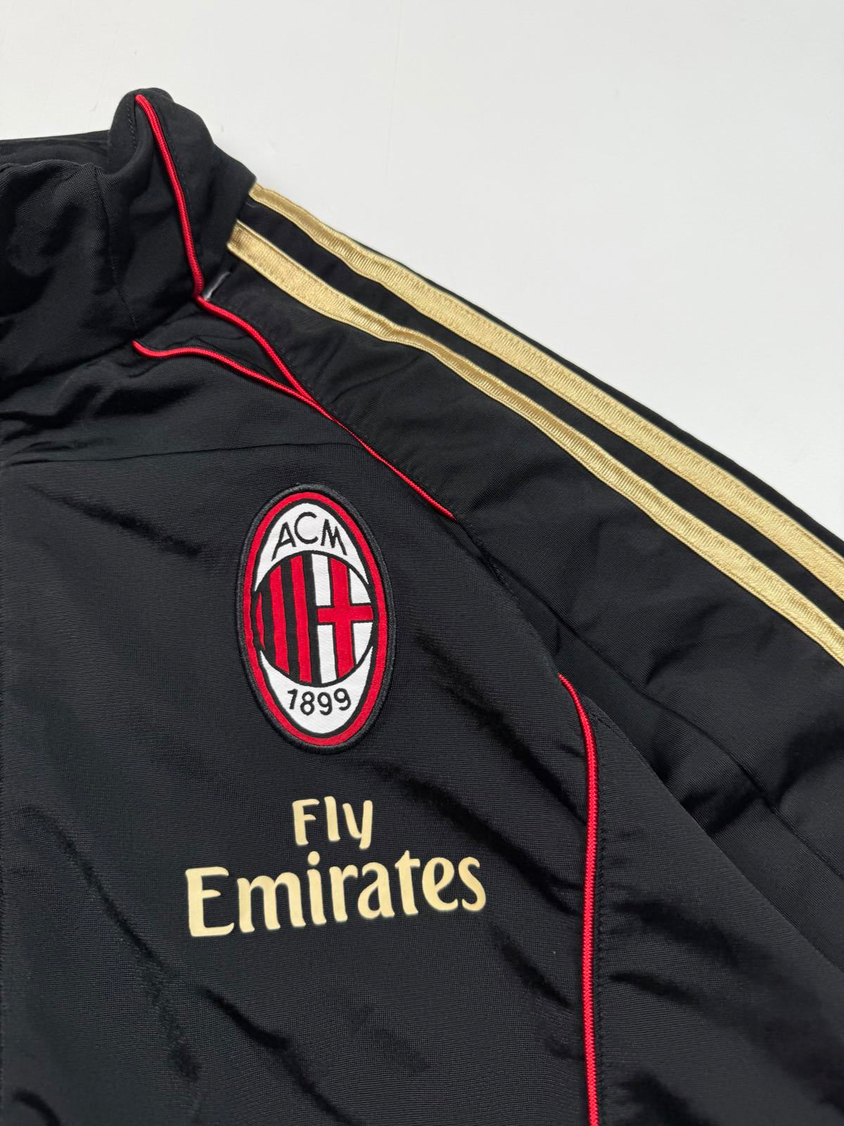 AC Milan 2010/11 Adidas football track jacket (M)