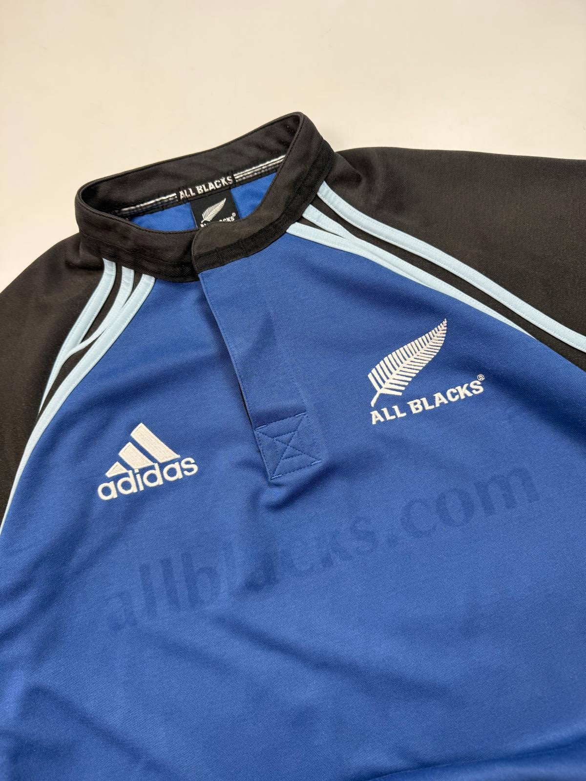 Vintage New Zealand 2003/04 Adidas training rugby union shirt (L)