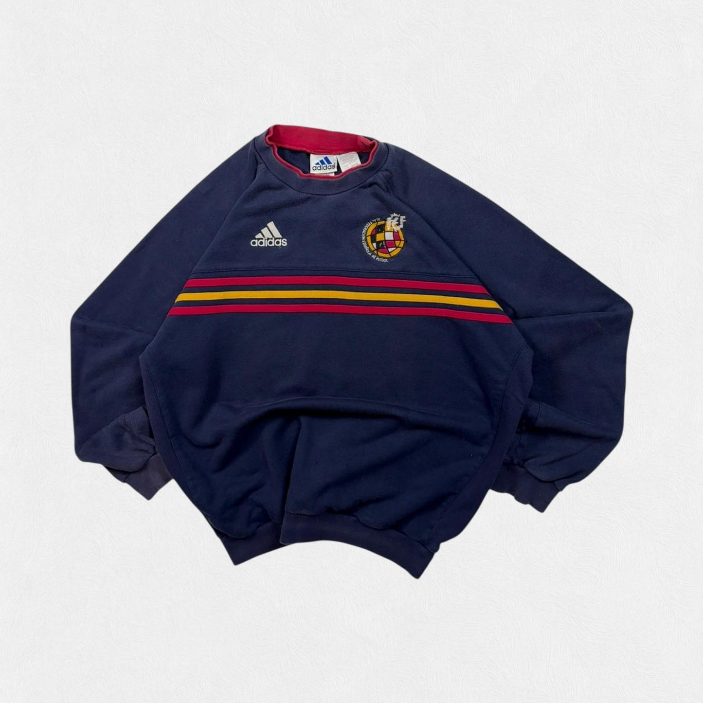Vintage Spain 1998-00 Adidas football sweatshirt (M)