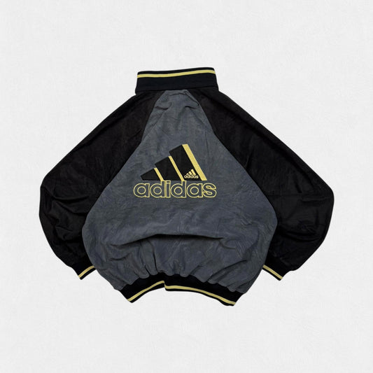 Vintage 90s Adidas velour track top (L)