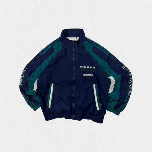 Vintage 90s adidas originals sport exchange track jacket (M)