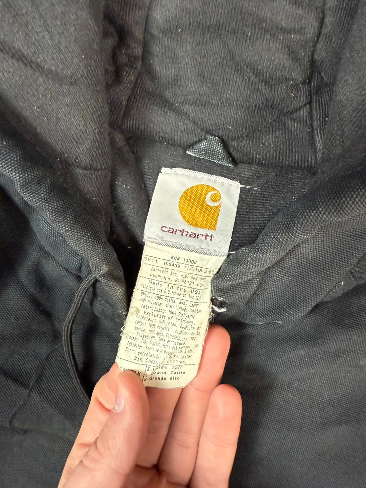 Carhartt active hooded workwear jacket (XL)