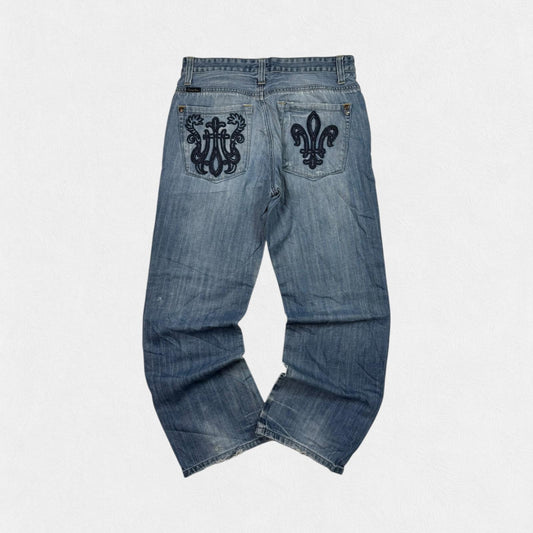 Vintage Y2K baggy hip hop Jeans (W34)